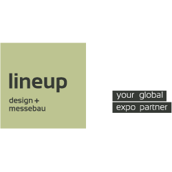 lineup design + messebau Logo